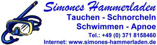 Simones Hammerladen Tauchshop - tauchen schwimmen  schnorcheln Apnoe